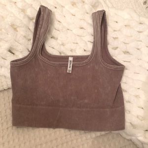 Zenana L/XL Athletic Bra Brown. Excellent Condition.